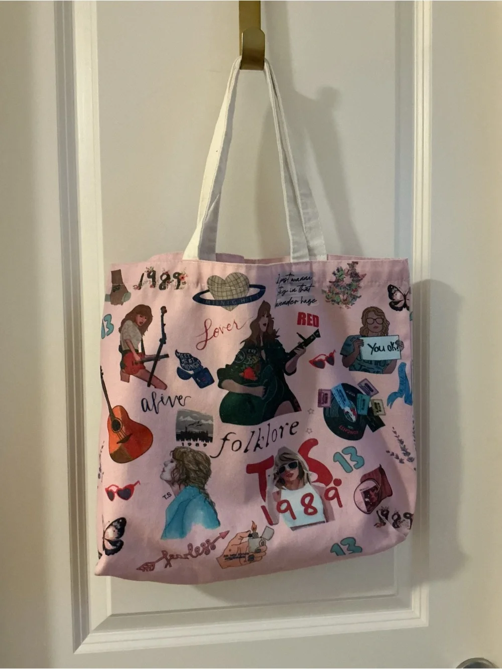 Swiftie Set - Canvas Tote and Makeup Bag Set
